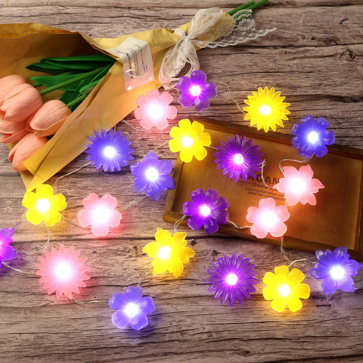 Spring Flower Fairy Lights