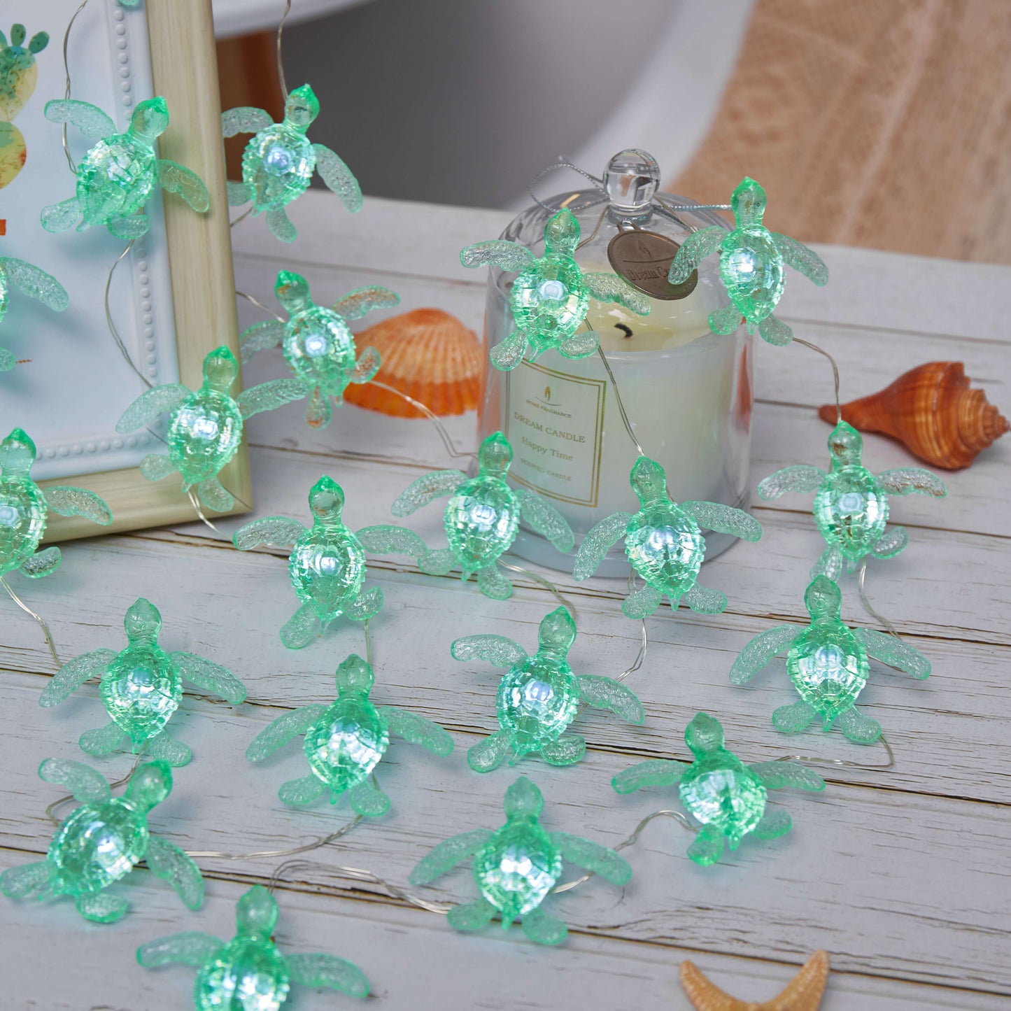 Green Sea Turtle Fairy Lights