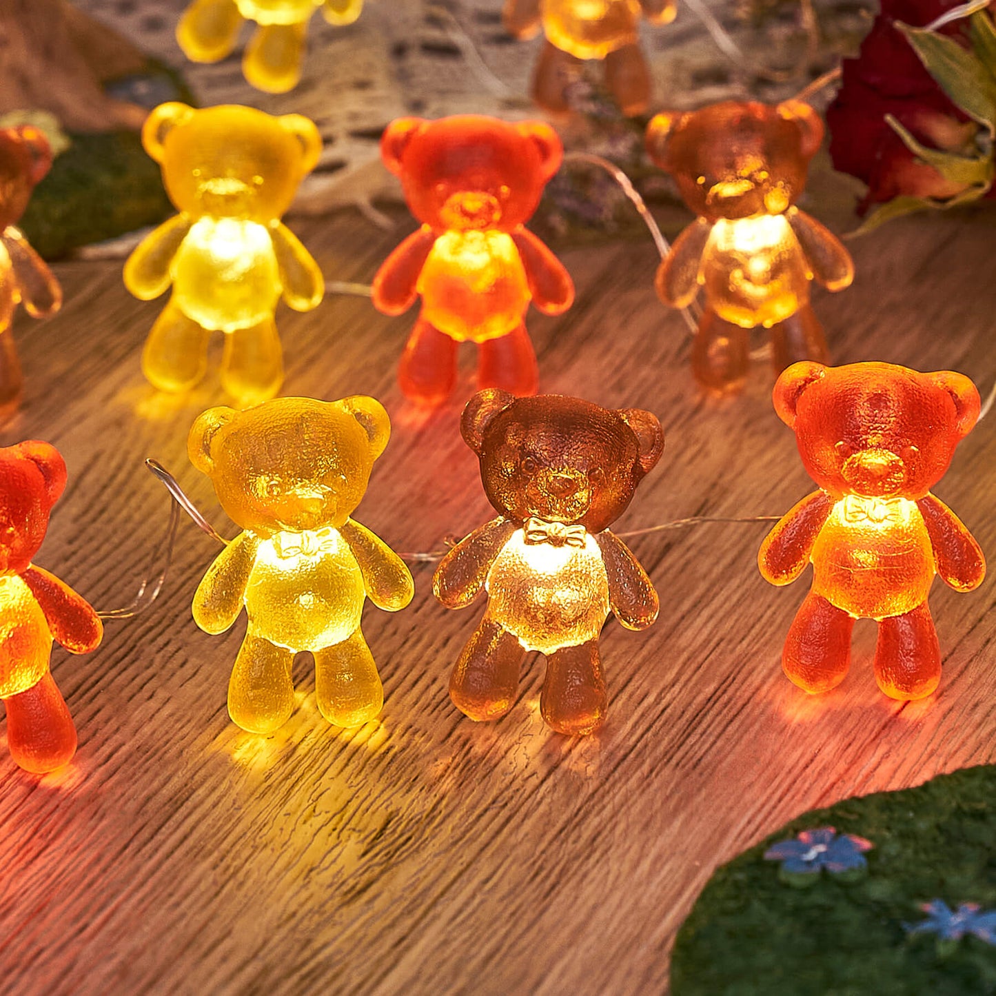 Teddy Bear Copper Wire Fairy Lights