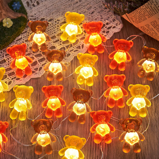 Teddy Bear Copper Wire Fairy Lights